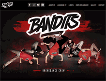 Tablet Screenshot of banditscrew.com